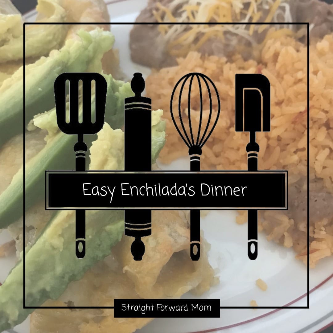 5 Step Enchilada Recipe [using leftover dinners]