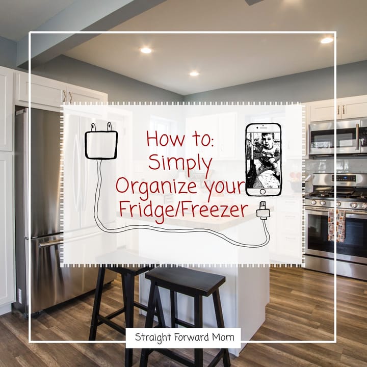 Fridge and Freezer Organizing [step-by-step]
