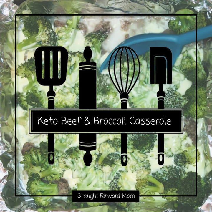 Simple Ground Beef & Broccoli Keto Casserole