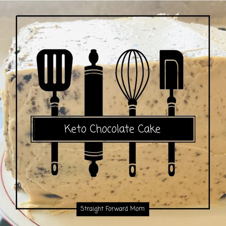 The Best Low Carb Chocolate Cake with Peanut Butter Frosting