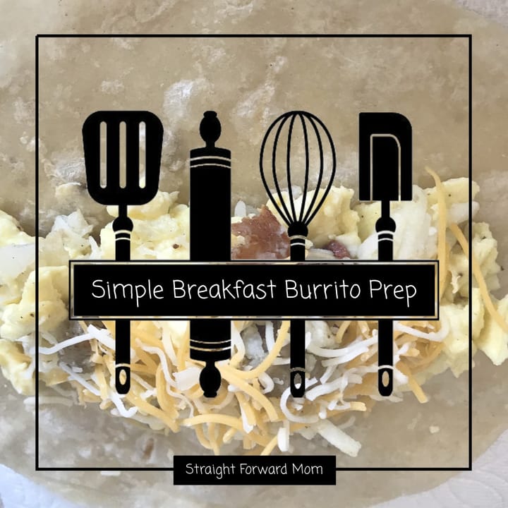 On The Go Time Saving Breakfast Burritos