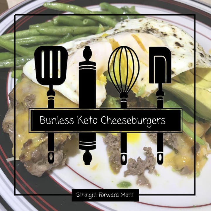 You won't miss the bun with this keto cheeseburger!